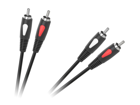 Kabel RCA przewód audio cinch 1,8m 2RCA- 2RCA Cabletech Eco-Line Kabel RCA przewód audio cinch 1,8m 2RCA- 2RCA Cabletech Eco-Line