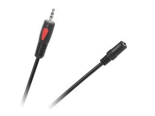 Kabel jack 3.5 wtyk-gniazdo 1,8m Cabletech Eco-Line