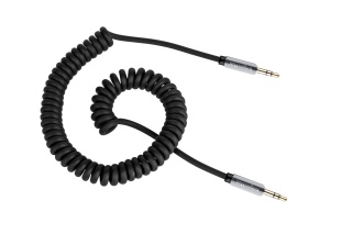 Kabel mini Jack 3,5mm AUX 1,5m KrugerMatz spirala