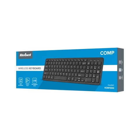 Klawiatura bezprzewodowa Rebel WS300 Klawiatura bezprzewodowa Rebel WS300