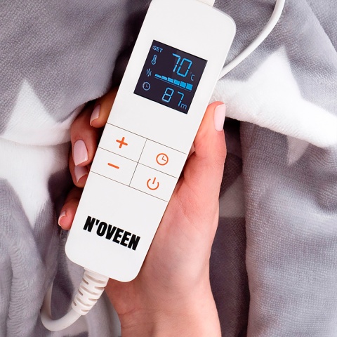 Koc elektryczny EB750 Grey Star N'OVEEN Koc elektryczny EB750 Grey Star N'OVEEN