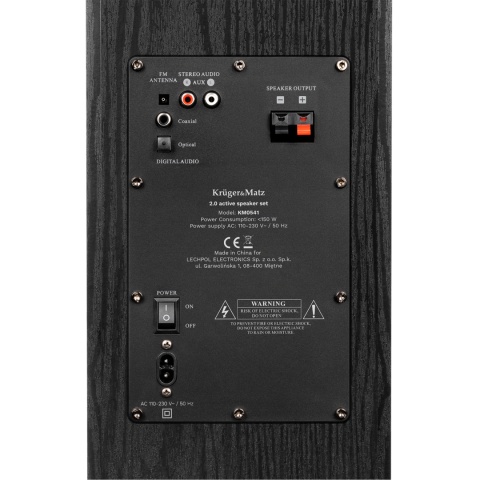 Kolumny aktywne 100W FM BT Kruger&Matz Sonic Kolumny aktywne 100W FM BT Kruger&Matz Sonic