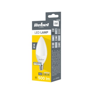 Lampa LED Rebel Light (6 W, świeca)