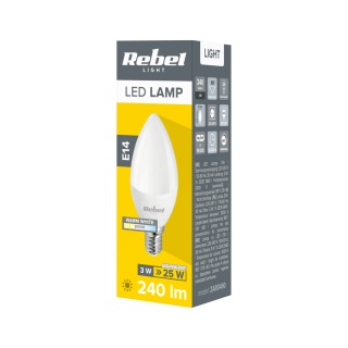 Lampa LED Rebel Light (E14, 3 W)