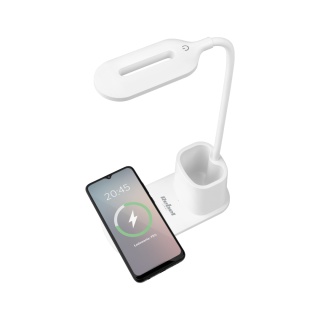 Lampka LED z ładowarką indukcyjną
