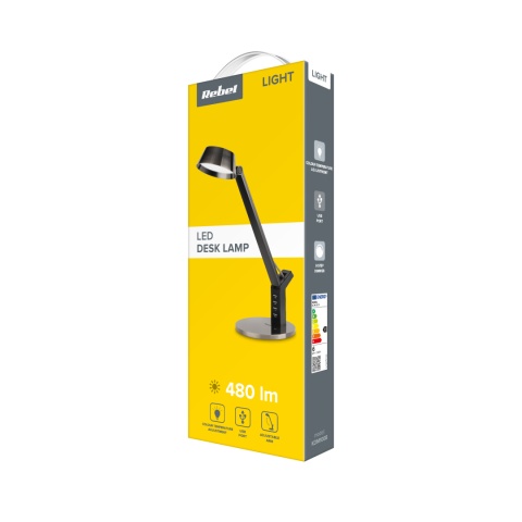 Lampka na biurko biurkowa LED 3 barwy 7W USB Rebel Lampka na biurko biurkowa LED 3 barwy 7W USB Rebel
