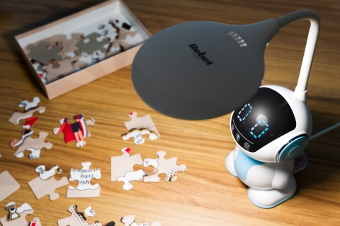 Lampka na biurko dla dzieci LED ROBOT 3barwy Rebel