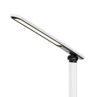 Lampka na biurko z zegarem gniazda USB USB-C regulacja Quick Charge Rebel