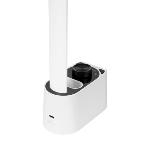 Lampka na biurko z zegarem gniazda USB USB-C regulacja Quick Charge Rebel