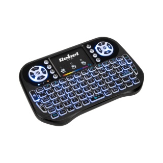 Mini klawiatura bezprzewodowa SMART TV LED USB 2.4 GHz touchpad Rebel Q5