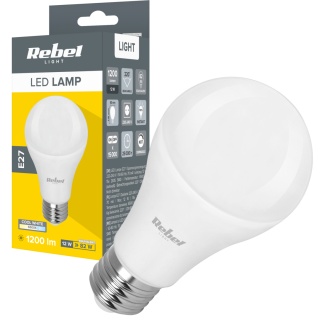 Żarówka lampa LED A60 12W E27 6500K 230V Rebel