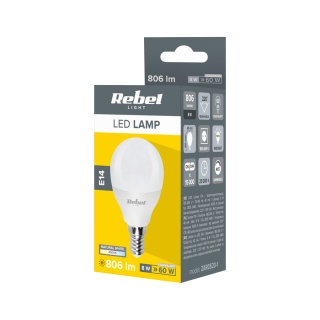 Żarówka lampa LED G45 8W E14 4000K 230V Rebel