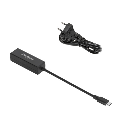 Zasilacz uniwersalny Rebel 11 końcówek 90 W 15-20 V automatyczny z funkcją Power Delivery Zasilacz uniwersalny Rebel 11 końcówek 90 W 15-20 V automatyczny z funkcją Power Delivery