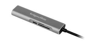 Adapter HUB USB typu C na HDMI/USB3.0/SD/MicroSD/C port rozdzielacz