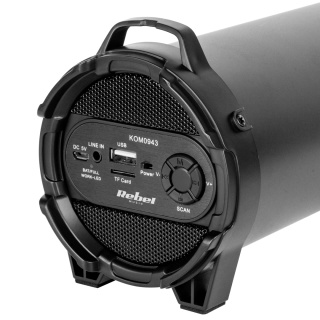 Głośnik Bluetooth 5.0 FM USB AUX Rebel KOM0943
