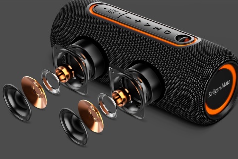 Głośnik Bluetooth 5.0 IPX5 USB AUX 20W RGB bezprzewodowy Kruger&Matz Street Głośnik Bluetooth 5.0 IPX5 USB AUX 20W RGB bezprzewodowy Kruger&Matz Street
