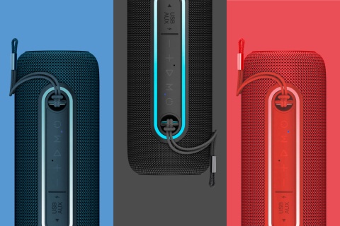 Głośnik Bluetooth 5.0 IPX5 USB AUX 20W RGB bezprzewodowy Kruger&Matz Street Głośnik Bluetooth 5.0 IPX5 USB AUX 20W RGB bezprzewodowy Kruger&Matz Street