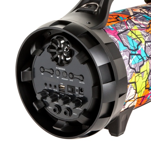 Głośnik karaoke BT mikrofon FM USB AUX Rebel Głośnik karaoke BT mikrofon FM USB AUX Rebel