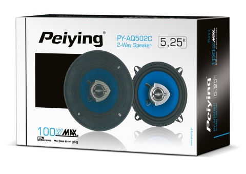 Głośniki samochodowe 100W Peiying PY-AQ502C Głośniki samochodowe 100W Peiying PY-AQ502C