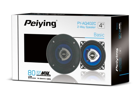 Głośniki samochodowe 4" Peiying - Mocne i wydajne Głośniki samochodowe 4" Peiying - Mocne i wydajne
