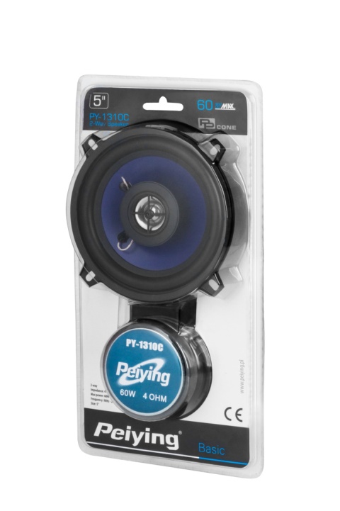 Głośniki samochodowe 5,2" Peiying 4 Ohm 60 W Głośniki samochodowe 5,2" Peiying 4 Ohm 60 W