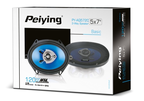 Głośniki samochodowe 5x7" Peiying 120 W 4 Ohm
