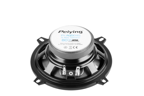 Głośniki samochodowe Peiying PYAQ504S 4-drożne 80 W 4 Ohm Głośniki samochodowe Peiying PYAQ504S 4-drożne 80 W 4 Ohm