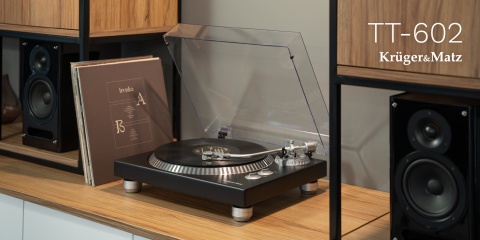Gramofon Kruger&Matz nagrywanie USB RCA igła Gramofon Kruger&Matz nagrywanie USB RCA igła