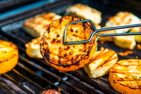 Grill gazowy ogrodowy Teesa BBQ MASTER 5 palników z szybą miejsce na butlę