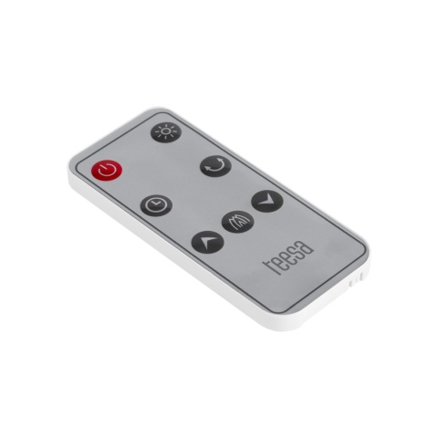 Grzejnik PTC Teesa imitacja kominka 800/2000W wentylator kolumnowy LED