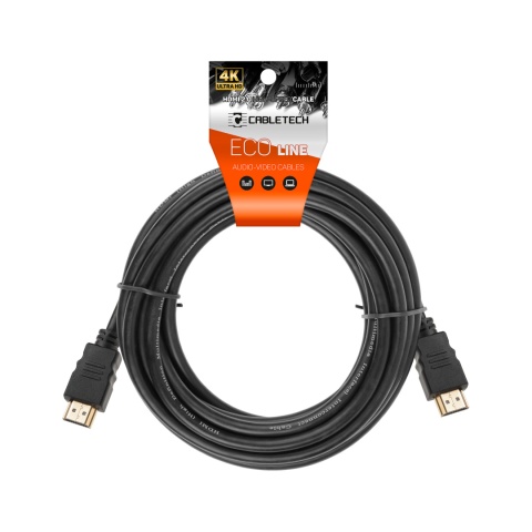 Kabel HDMI-HDMI 2.0V 4K 20m Cabletech Eco Line solidny Kabel HDMI-HDMI 2.0V 4K 20m Cabletech Eco Line solidny