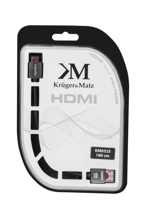 Kabel HDMI Kruger&Matz 180cm - Wysoka jakość, trwały Kabel HDMI Kruger&Matz 180cm - Wysoka jakość, trwały