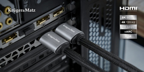 Kabel HDMI Kruger&Matz 8K, 300 cm Kabel HDMI Kruger&Matz 8K, 300 cm