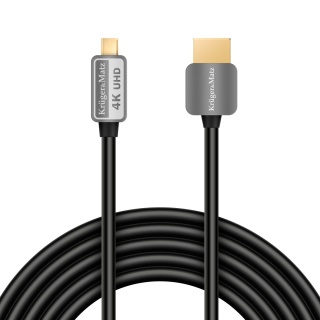 Kabel HDMI - micro HDMI 3m 4K Kruger&Matz
