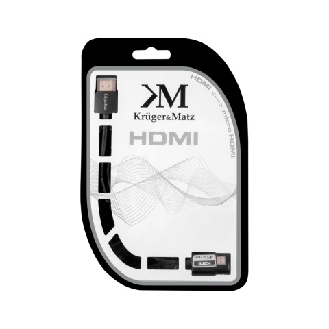 Kabel HDMI - micro HDMI 3m 4K Kruger&Matz Kabel HDMI - micro HDMI 3m 4K Kruger&Matz