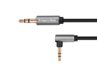 Kabel Jack 3,5mm 1,8m Kruger&Matz kątowy