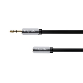 Kabel Jack 3,5mm wtyk-gniazdo 1m Kruger&Matz