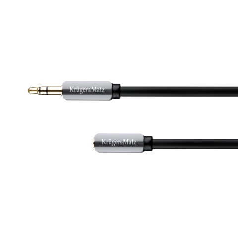 Kabel Jack 3,5mm wtyk-gniazdo 1m Kruger&Matz Kabel Jack 3,5mm wtyk-gniazdo 1m Kruger&Matz