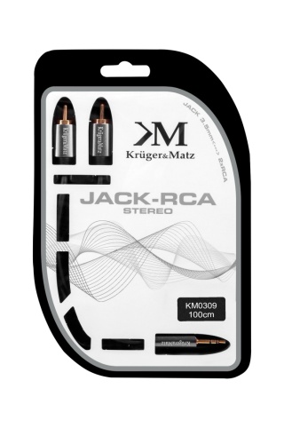 Kabel Jack - RCA Kruger&Matz 100 cm