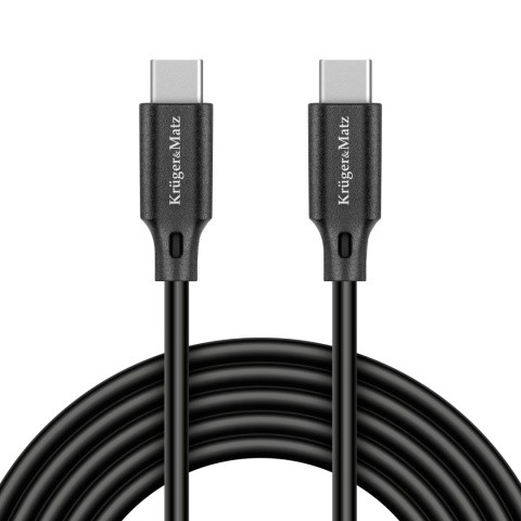 Kabel USB-C Typ C 1m PD 100W 5A Kruger&Matz Kabel USB-C Typ C 1m PD 100W 5A Kruger&Matz
