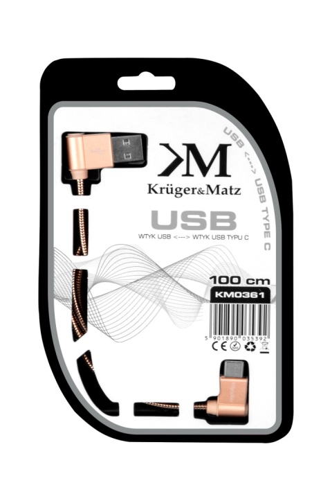 Kabel USB Kruger&Matz 100 cm Kabel USB Kruger&Matz 100 cm