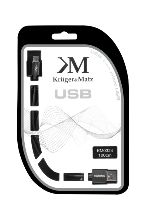 Kabel USB - Micro USB 1m Kruger&Matz KM0324 Kabel USB - Micro USB 1m Kruger&Matz KM0324