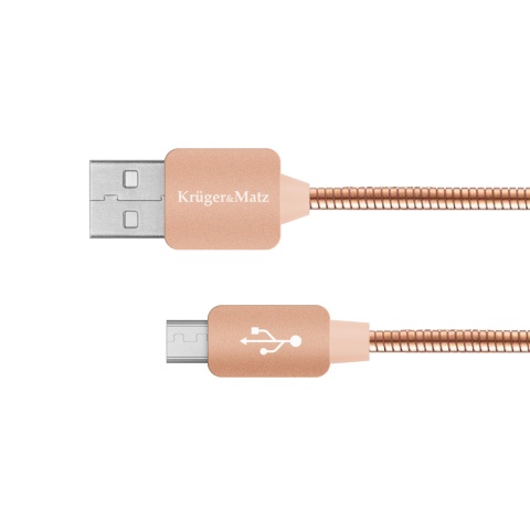 Kabel USB - Micro USB 1m Kruger&Matz KM0360 Kabel USB - Micro USB 1m Kruger&Matz KM0360