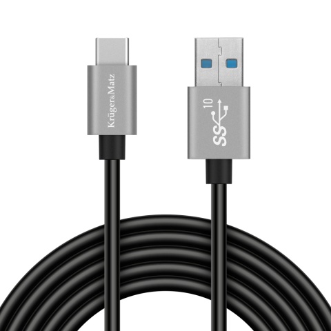 Kabel USB - USB-C Typ C 0,5m 3A Kruger&Matz Kabel USB - USB-C Typ C 0,5m 3A Kruger&Matz