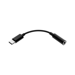 Kabel adapter przejściówka USB-C Typ C - jack 3,5 mini jack AUX 15 cm Rebel