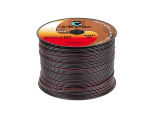 Kabel głośnikowy 0,16mm czarny 100m
