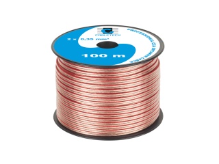 Kabel głośnikowy 100m 2x0,35mm CCA rolka Cabletech