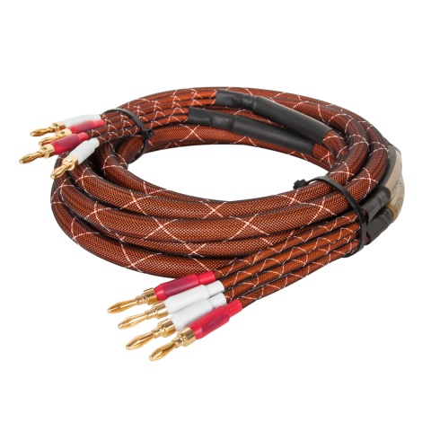 Kabel głośnikowy 3m BANAN 2 SZT CU Kruger&Matz Kabel głośnikowy 3m BANAN 2 SZT CU Kruger&Matz