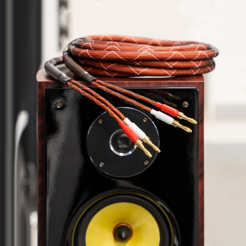 Kabel głośnikowy 3m BANAN 2 SZT CU Kruger&Matz Kabel głośnikowy 3m BANAN 2 SZT CU Kruger&Matz