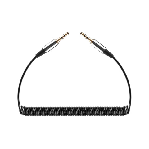 Kabel jack 3,5 mini jack AUX 1m przewód audio spirala Rebel